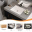 Meuble-lavabo flottant simple avec lavabo
