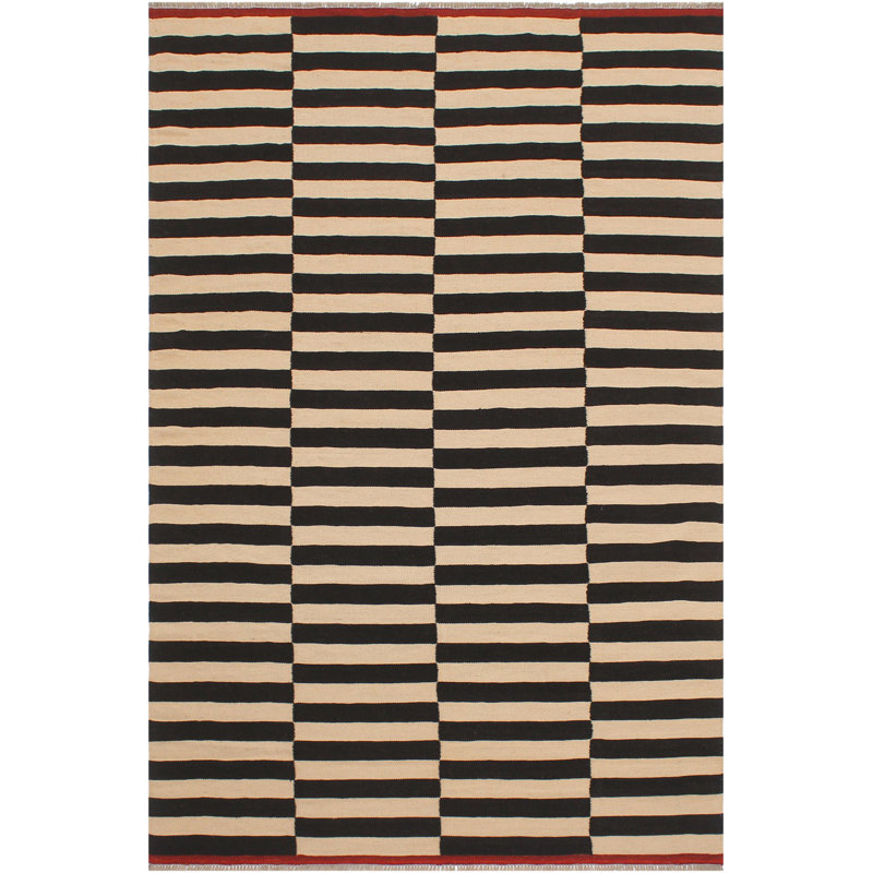 Ceporah Wool Geometric Indoor Rug