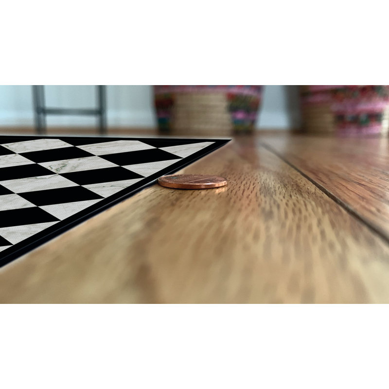  Vinyl Floor Mat - Geometric Collection, Rectangle 3' x 5'