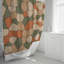 Rideau de douche avec tapis de bain-591187697
