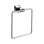 Bathroom Complements Towel Ring - Wall Mount - 6" Brass/Polished Chrome
