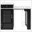59.5" Kitchen Island with Extendable Dining Table (3 Lengths) and Double-Sided Storage – Black