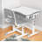 Kids 12.6'' Adjustable Height Desk Or Activity Chair Desk / Activity Chair and Ottoman-97832794