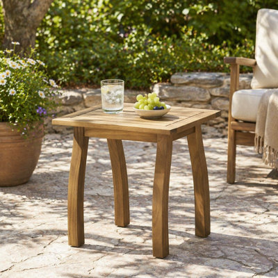 Acacia wood Accent Side