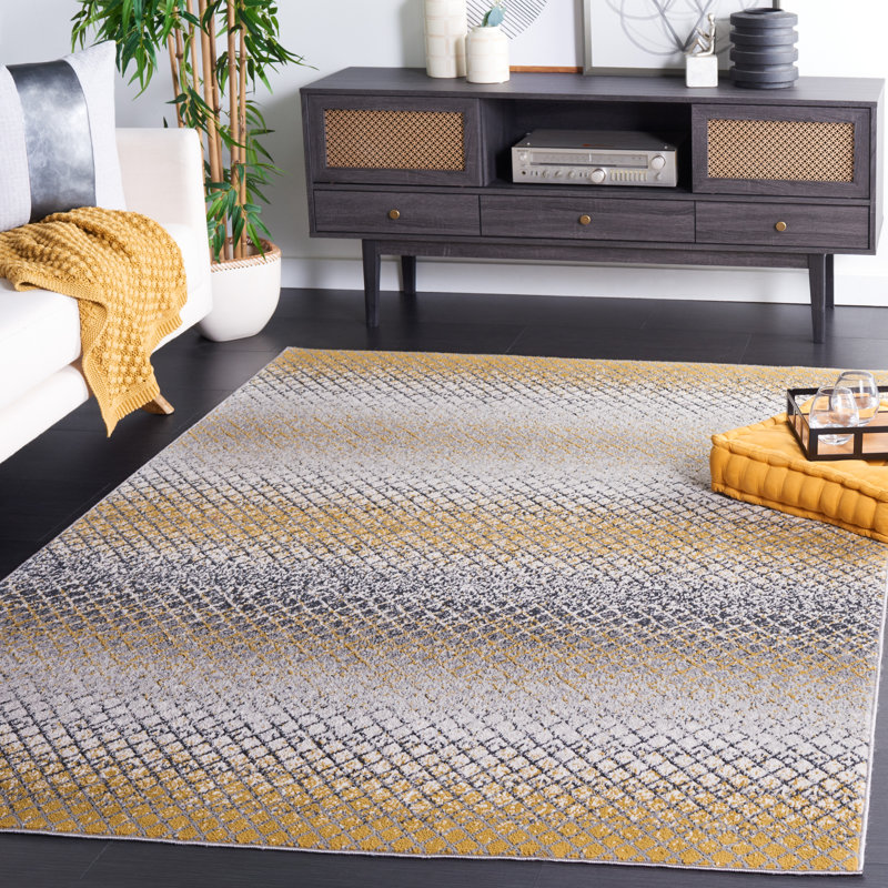Catenia Performance Geometric Rug, Rectangle 5'3" x 7'6"