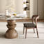 Ensembles de table de petit-déjeuner de table en pierre frittée ronde 3 \ 5 pièces avec chaises de salle à manger en cuir pour 2 \ 4, assemblage minimal-1476136674-1476136672-1473109015