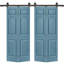 Portes de grange doubles en panneaux de fibres à densité moyenne composites avec ensemble de quincaillerie d'installation-86925219-87327949