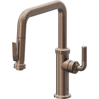 Descanso Kitchen Pull-Down Faucet with Squeeze Sprayer - Quad Spout
