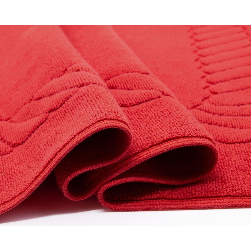 Bath Rug, Red