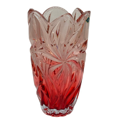 Vase à fleurs en cristal 11 po Aurum