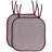 Cameron Memory Foam No Slip Back 16" x 16" Chair Pad Cushion with Ties-1258424306-1258424310