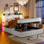 Upholstered Velvet Lift Up Storage Bed-791251453