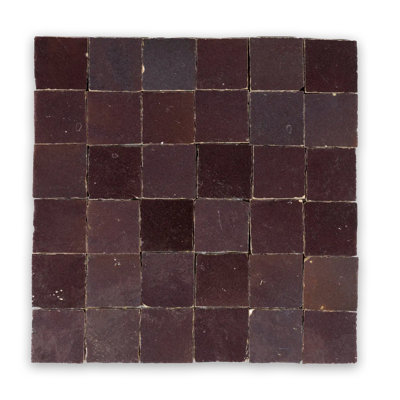  Zellige 2”x2” Square Mosaic Wall Tile