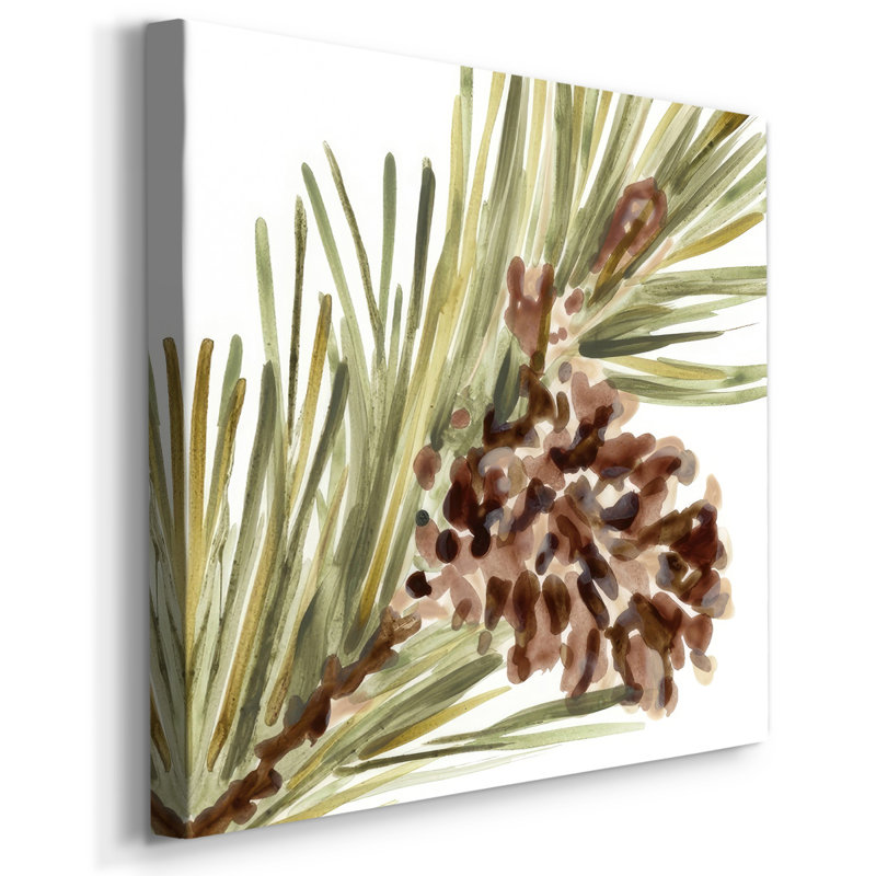 " Simple Pine Cone I ", 10" H x 10" W x 1.5" D