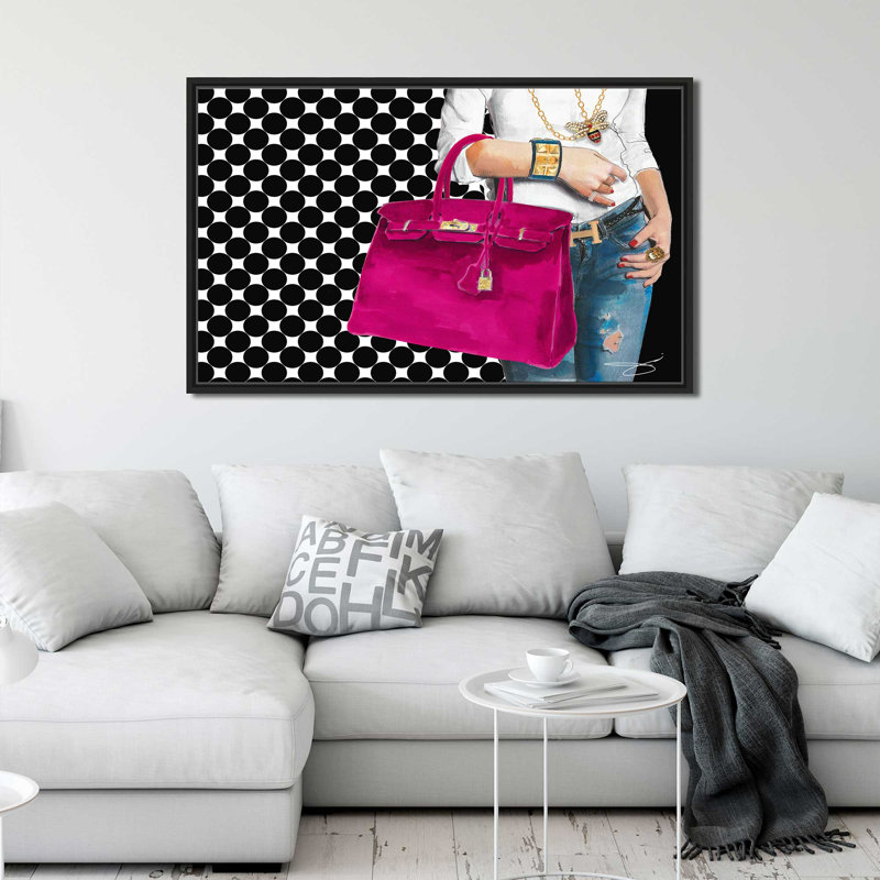 «Upper West Side (Horizontal)» par Jodi - impression, Cadre flottant noir, H 27,5 po x l 43,5 po x P 2 po