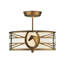 Rustic Lodge 2 - Light Semi Flush Mount