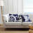 Nautica Coral Blue Cotton Throw Pillow-131639953