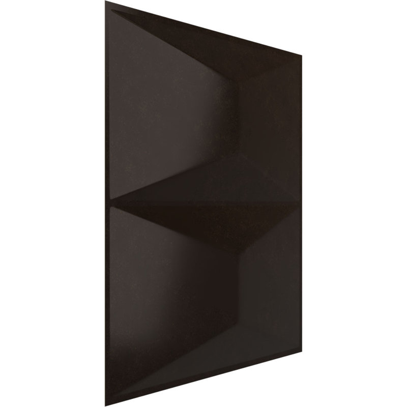 L 11 7/8 po x H 11 7/8 po Panneau mural décoratif 3D EnduraWall Aberdeen, brume rustique métallique universelle (couvre 0,98 pi2)