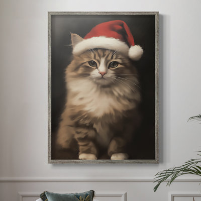 Art des Fêtes de Noël - série 2 - CCL XXVI, reproduction encadrée - bois massif