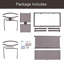 Cull 4 - Person Patio Dining Set with Rectangular Table-1459067436