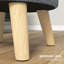 Repose-pieds avec rangement, repose-pieds rond et tabouret