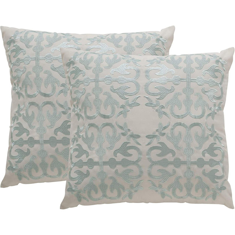 Embroidered Polypropelene Throw Pillow