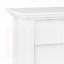 Amherst - Table de chevet - Blanc