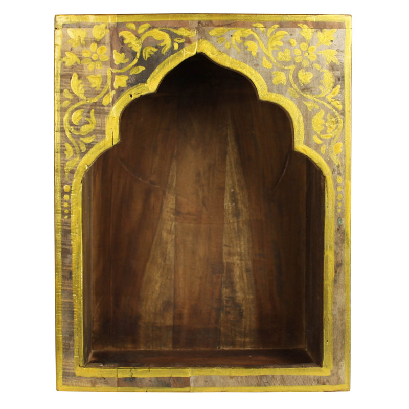 Temple mural en bois