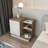 Modern Nightstand with 2 Drawers, White & Walnut Finish, 28.3 x 17.7 x 23.6 inches | 100% Melamine Coated Particle Board, Thickness: 0.7 inches | Sleek Design for Bedroom Storage & Aesthetic Appeal