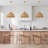 Le Perle Rattan Pendant Light - Natural Brown Dome 1-Light Polished Handwoven Dimmable Ceiling Light For Kitchen Island, Kitchen, Dining Room, Living Room, Bedroom or Hallway in Modern, Farmhouse & Boho Style