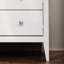  Commode 6 tiroirs en bois massif - Blanc-1313624147