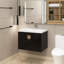 Meuble-lavabo simple 28 po avec comptoir en céramique Debara