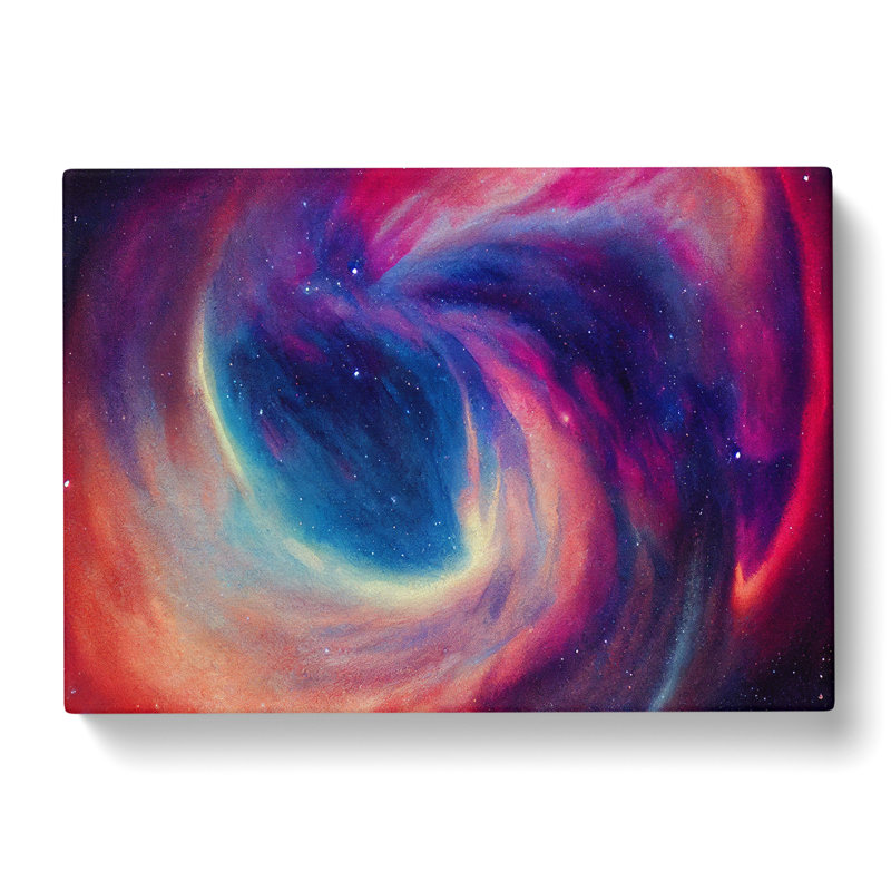 Galaxy Watercolour Vol.3 - Wrapped Canvas, 40cm H x 60cm W x 3cm D