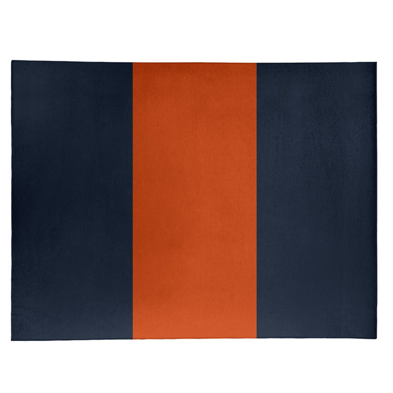 Tapis de zone en poly-rayures pour le football chicago, Rectangle 9 pi x 12 pi
