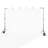 Backdrop Stand, 8.5 x 10 ft Adjustable Photo Backdrop Stand Kit, Portable Background Backdrop Stand with 2 Tripods, Heavy Duty Projector Screen Stand, for Wedding, Photo Video Studio & Party