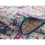 Tapis bleu marine à motif abstrait Kymiere-464260922