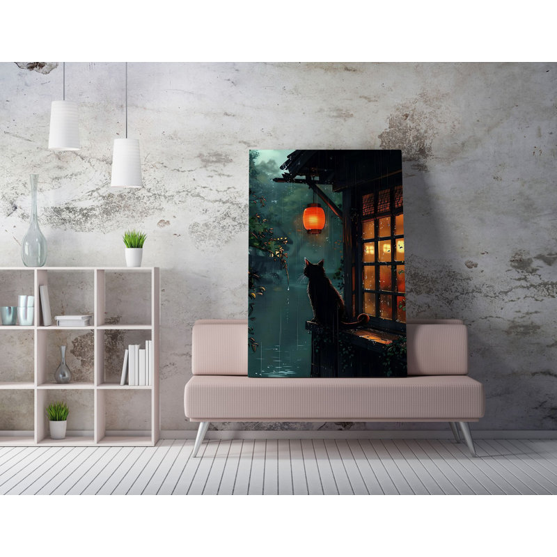Stylish Decorative Canvas Painting, 19.7 x 27.6 Inches | High-Quality 50% Cotton / 50% Polyester with Digital Printing | Sturdy Wooden Frame (0.8 x 0.8 Inches) | Perfect for Living Room, Bedroom, or Office Decor