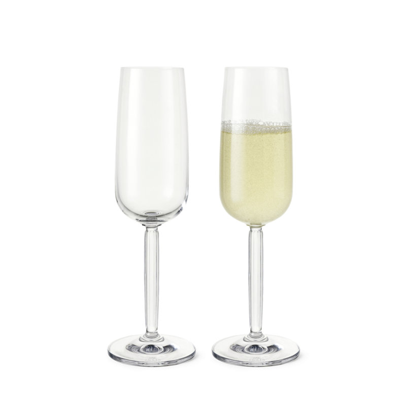 Verre à champagne Hammershoi, Transparent