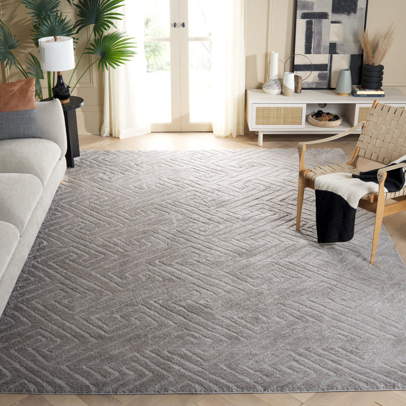 Tahoe Shag Performance Geometric Rug, Rectangle 8' x 10'