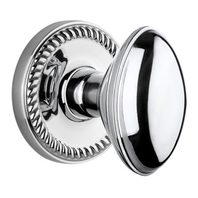 Grandeur Newport Rosette Double Dummy with Eden Prairie Door Knob