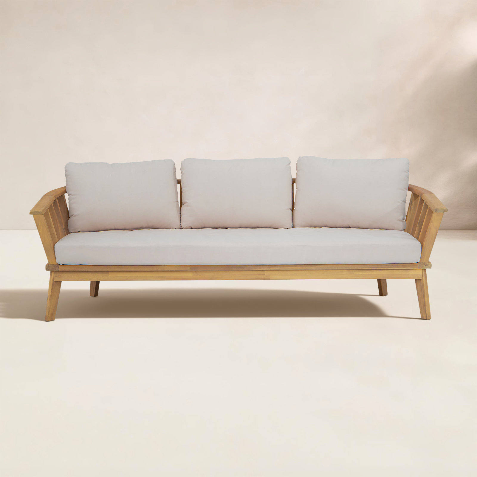 Dacey 78" Acacia Patio Sofa