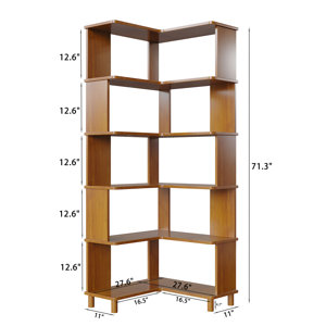 Latitude Run® Geometric Bookcase & Reviews | Wayfair