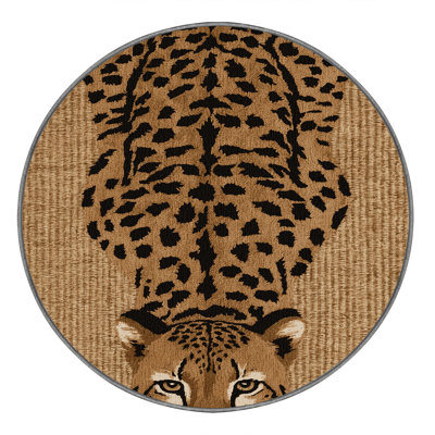  Tapis lavable guépard