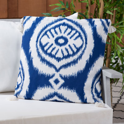 Abstract Outdoor Reversible Throw Pillow
