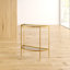 Glass Top End Table