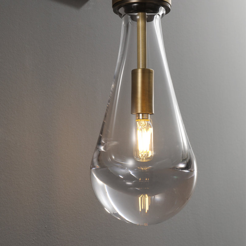 Applique murale Kymani Raindrop, Corde bronze