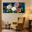 «Rose Rose Flower Art», ensemble de 3 impressions sur toile-100437426