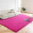 Afarin Rectangle Solid Color Microfiber Rug