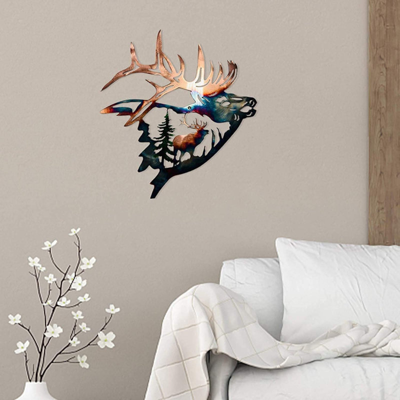 Rustic Wall Decor on Wrought Iron