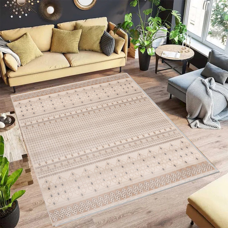 Heirloom Transitional Beige And Sand Rug, Rectangle 8' x 10'